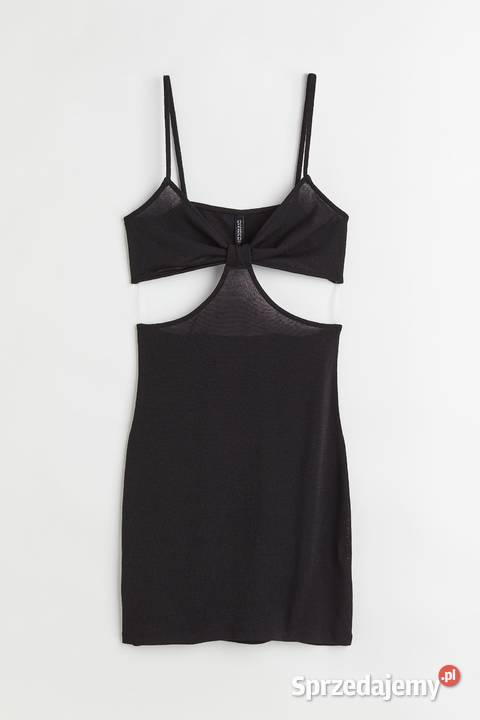 czarna sukienka Wycięcia Hm xs 34 Toruń sprzedam