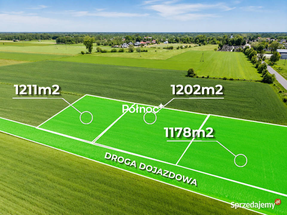 Działki budowlane z WZ Sławatycze 32m lubelskie