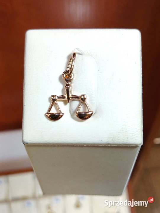 Znak zodiaku Waga złoto 14 karat złote lubelskie Puławy