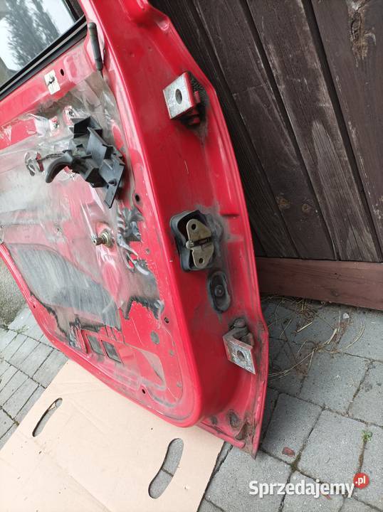 Skoda Felicia drzwi czerwień rajdowa