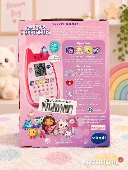 VTech Gabbys Dollhouse Telefon interaktywny 37 3 lata+ Przeźmierowo