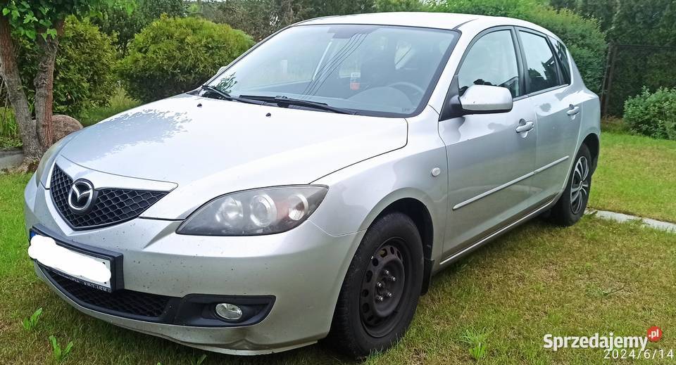 Mazda 3 16 Diesel 2007 80kW120 Super Auto srebrny lubuskie Zielona Góra sprzedam