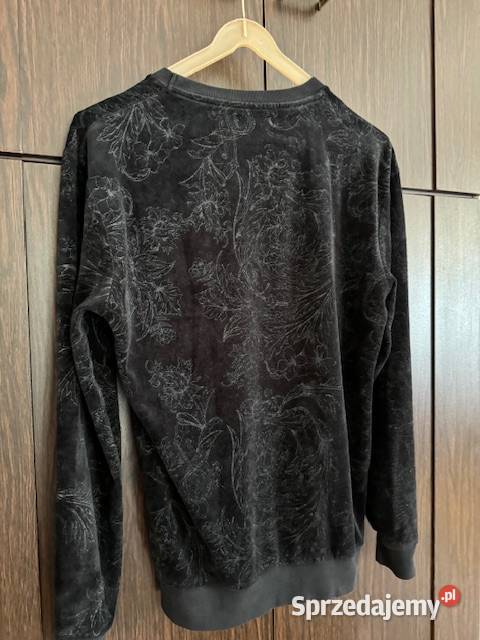 Bluza męska Zara S we wzór roślinny czarna Częstochowa