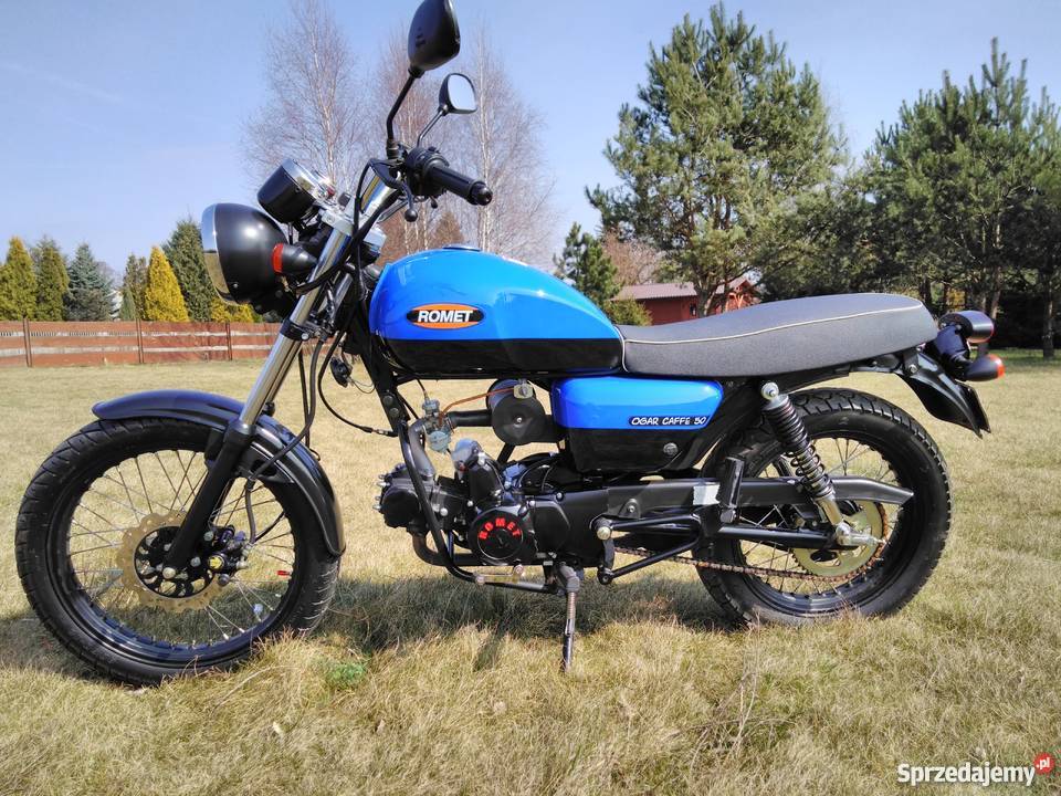Romet Ogar Caffe 50 Okazja mały przebieg elektryczny starter Łódź
