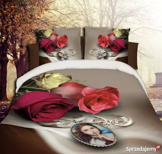 Pościel 3D z prześcieradłem 4 części Inowrocław