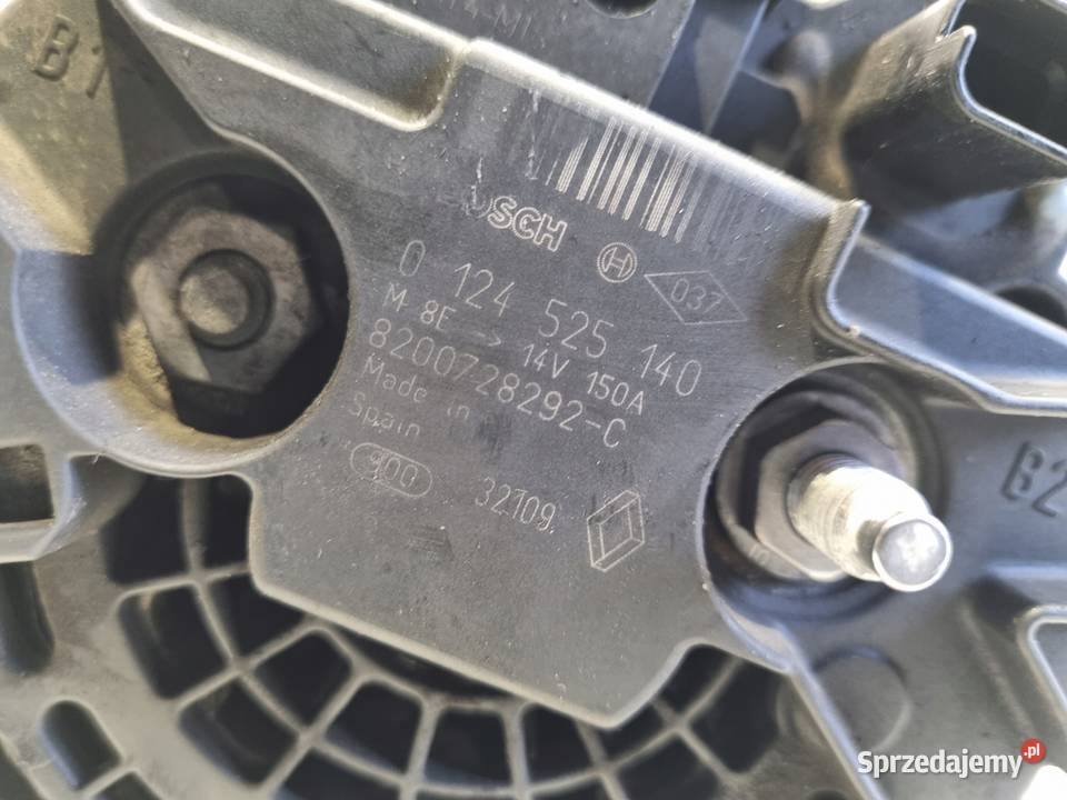 ALTERNATOR Nissan Qashqai 15 DCI bosch Układ elektryczny silnika Chełm sprzedam