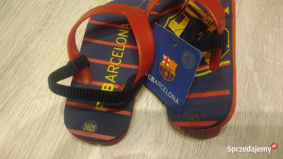 Klapki japonki maluszka FC Barcelona uniseks małopolskie Kraków