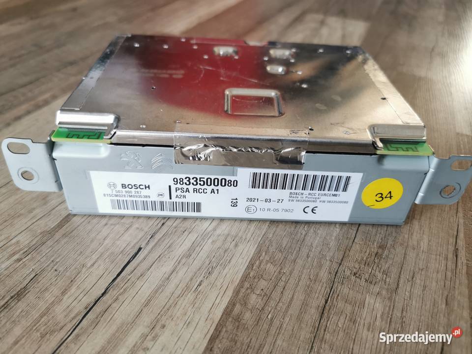 Radio nawigacja Peugeot ProaceRifter 9833500080 Pielgrzymka