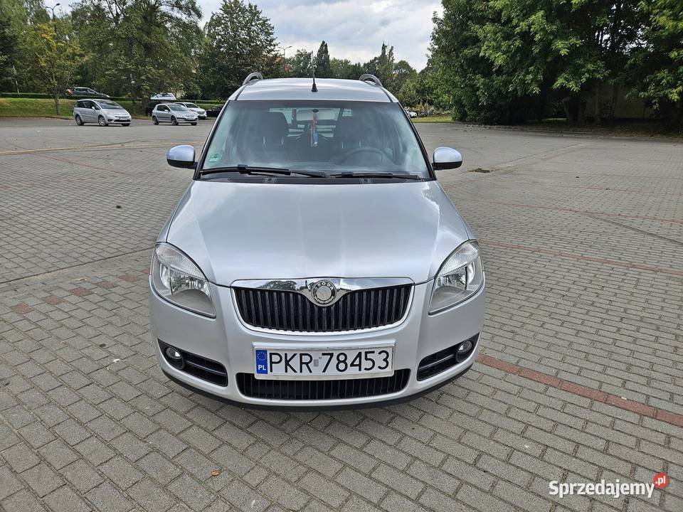 Skoda Roomster 16 mpi benzyna klima serwisowana serwisowany w ASO Koźmin Wielkopolski