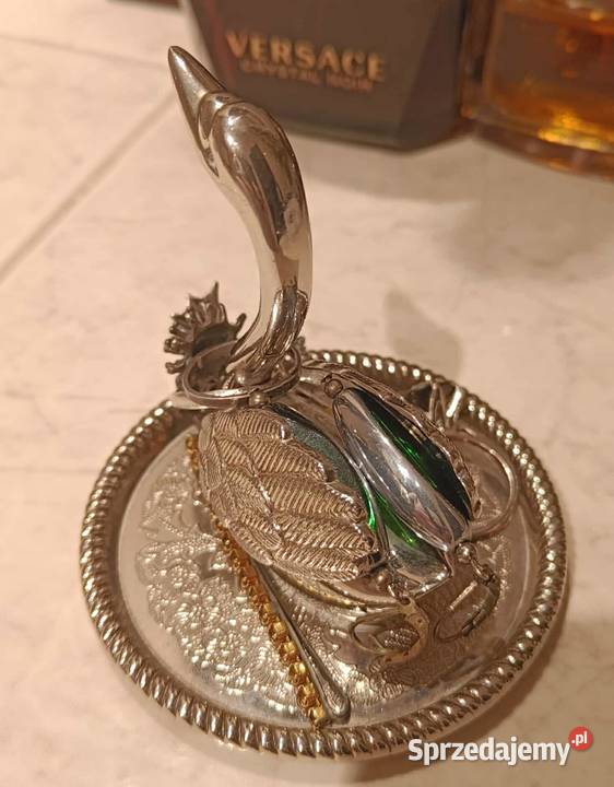 Figurkastojak do biżuterii łabędź na tacce mazowieckie Warszawa sprzedam