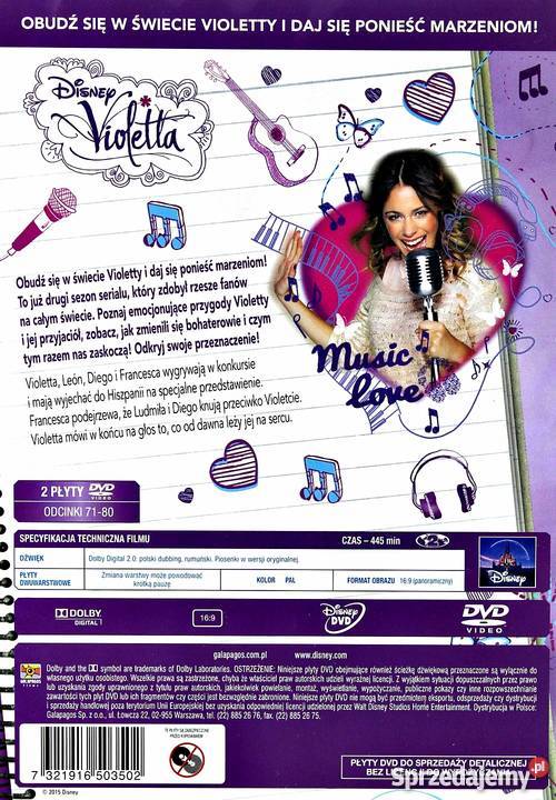 VIOLETTA SEZON 2 CZĘŚĆ 8 DISNEY