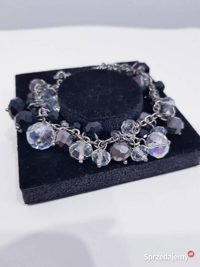 Damska kryształkowo koralikowa bransoletka Dąbrowa Górnicza