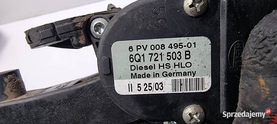 PEDAŁ VOLKSWAGEN GOLF IV 6PV00849501 Lipno