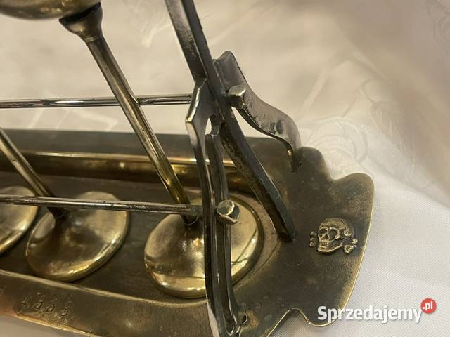 Zestaw 6 kieliszków z kantyny oficerskiej SS II Kraków sprzedam