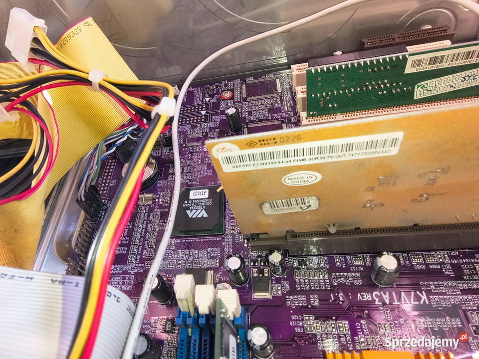 Komputer stacjonarny retro Duron 1200MHzECS Topola Wielka