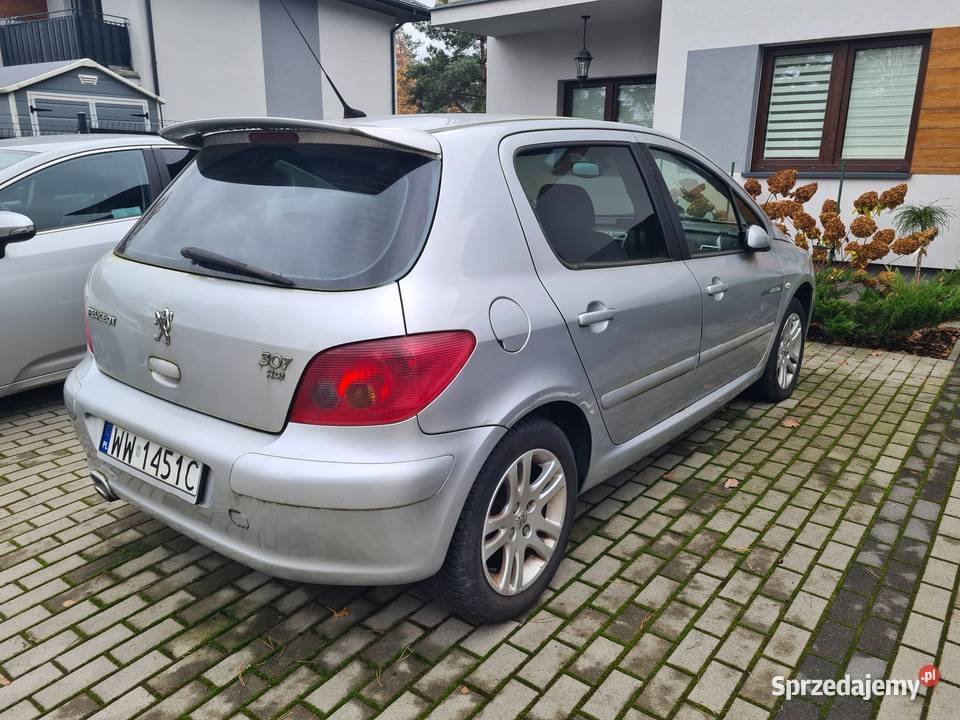 Peugeot 307 HDi Qicsilver Rok produkcji 2005 Łódź