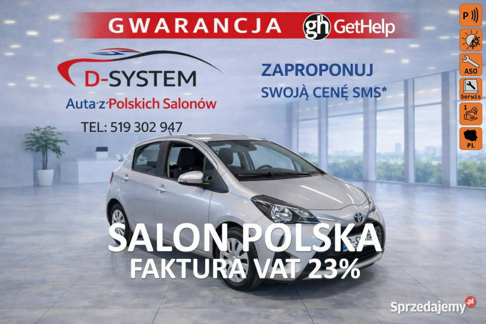 Toyota Yaris 2020 Salon Polska Bezwyadkowy Rok produkcji 2020 Yaris Białystok sprzedam