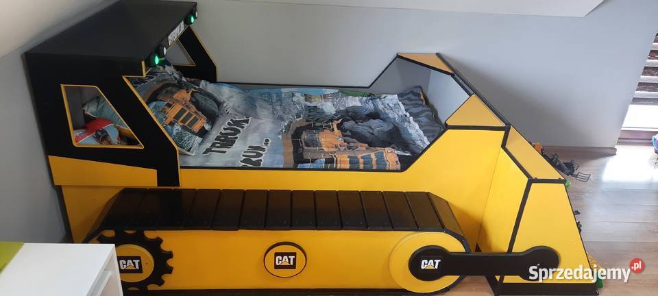 Łóżko dziecięce koparka 120x200 Fabryka Snów