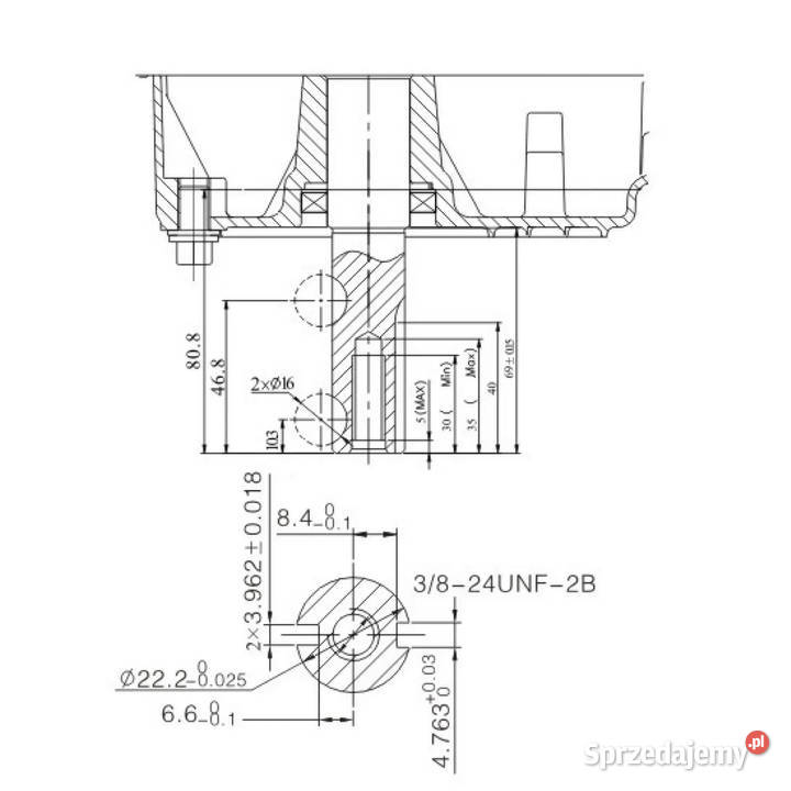 Silnik spalinowy LONCIN LC1P75F wał 22mm 7 Wrocław sprzedam