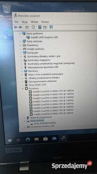 Lenovo l490 i5 8gen 8gb 256nvme 14 FH ips Wifi Rybnik