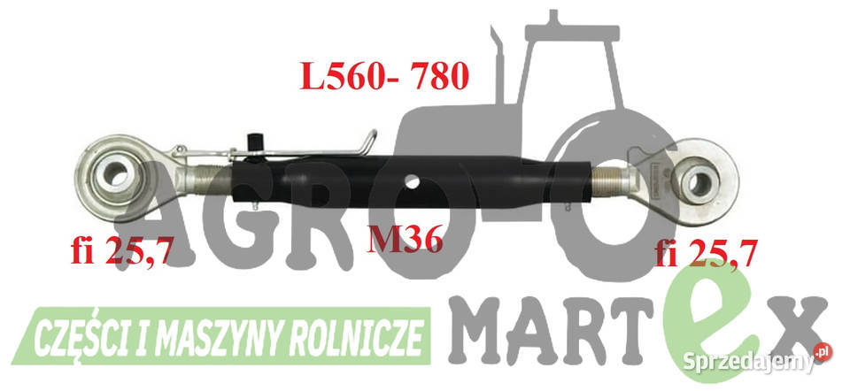 1375236501 ŁĄCZNIK GÓRNY CIĘGŁO L560780 kat2 Pozostałe Wichrów