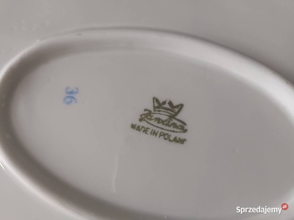Duży półmisek Karolina PRL Kwidzyn