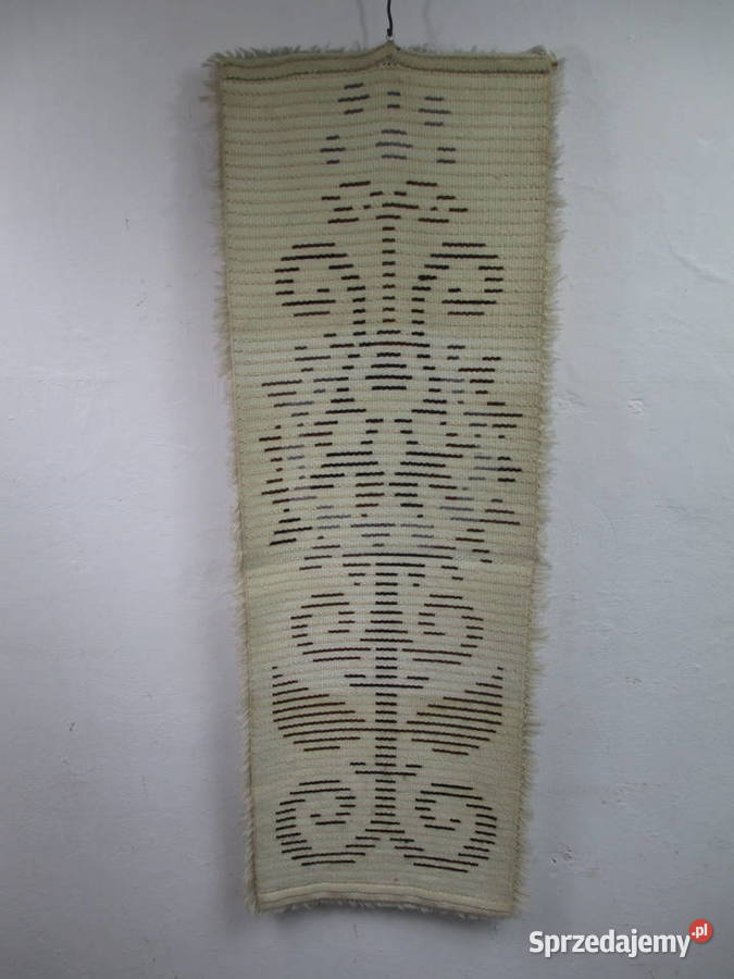 Kilim Rya Rug 120 X 40 lata 70 Lublin