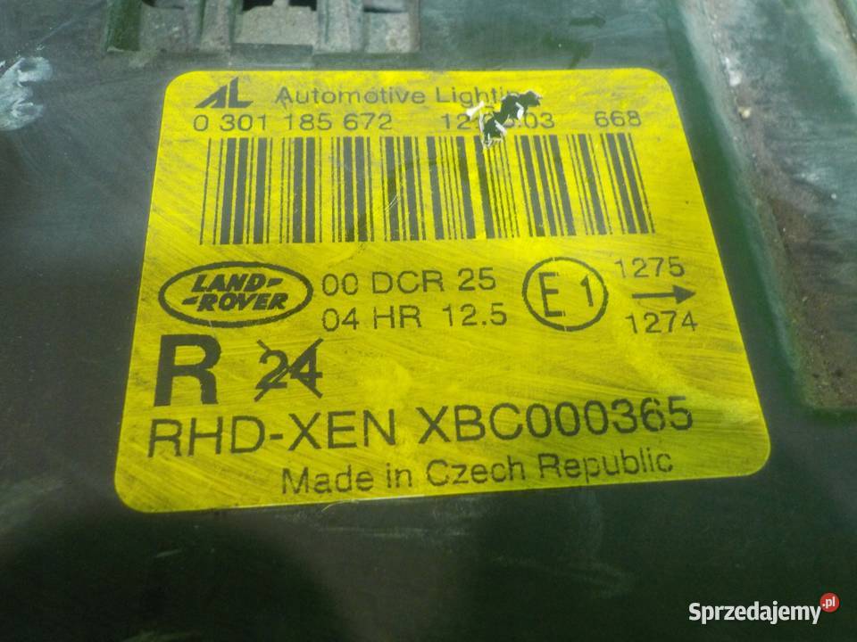 RANGE ROVER L322 44 V8 03r 5D XENON lampa prawa Suków