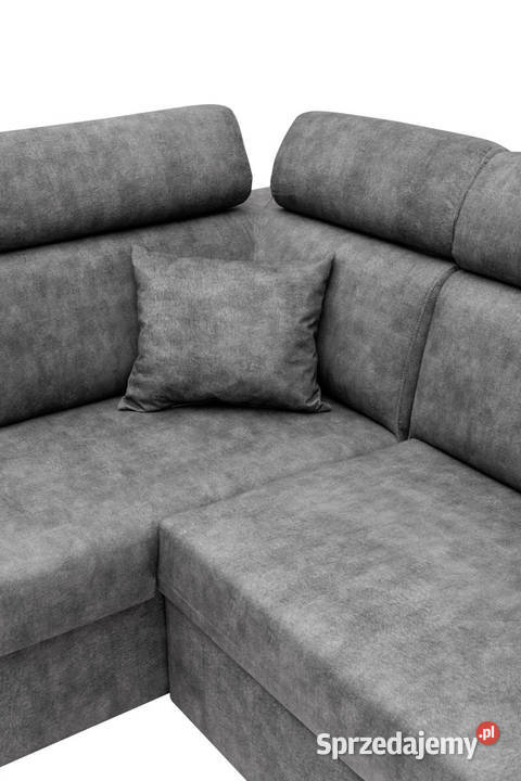 Narożnik Szary Duży z Funkcją Spania WOJTEK II Meble