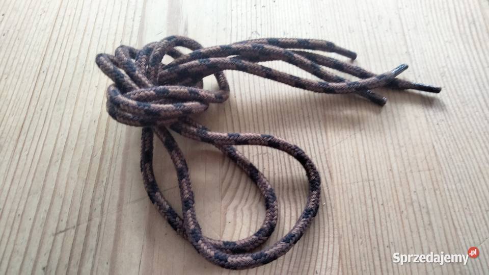 Sznurowadła okrągłe średnie długość 75 brozowo inna Obuwie wielkopolskie Ostrów Wielkopolski