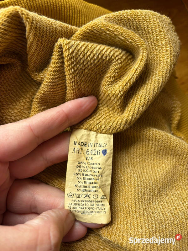 Bluza damska musztardowa oversize vintage 90s zachodniopomorskie Szczecin