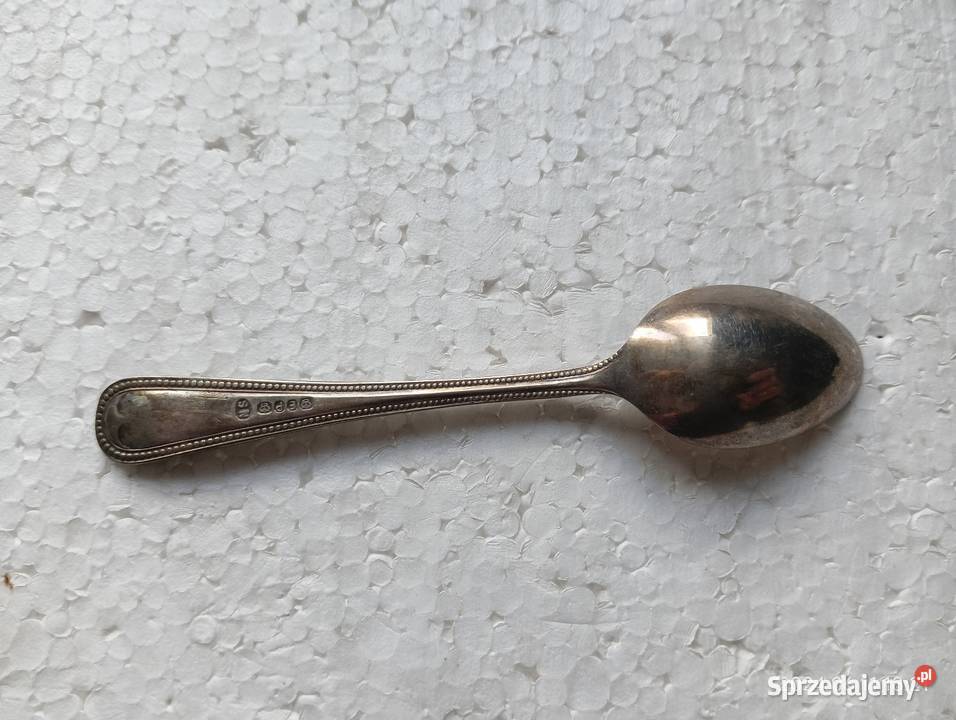 Komplet starych łyżeczek angielski srebrzony NS Kraków