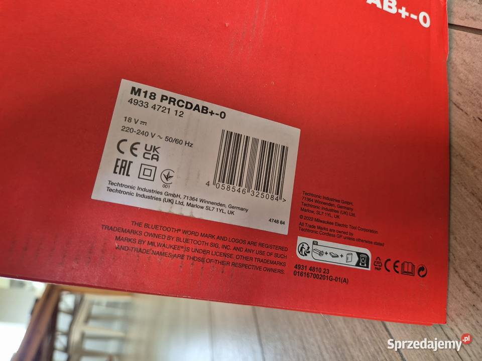 Milwaukee M18 PRCDAB0 Radio budowlane stacja Lublin