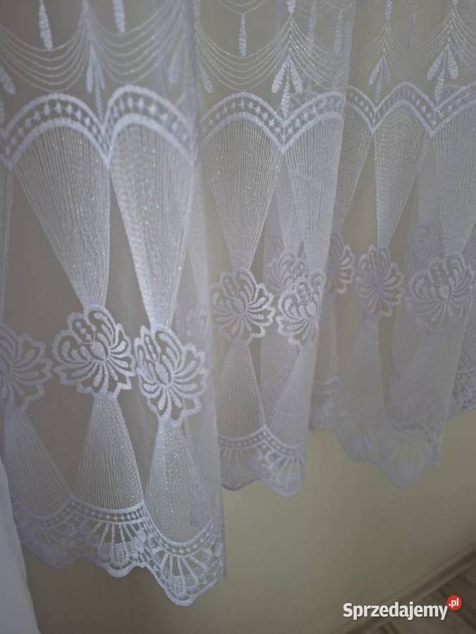 Firanka balkonowa haftowana 5m x 230 Szycie na Zawiercie