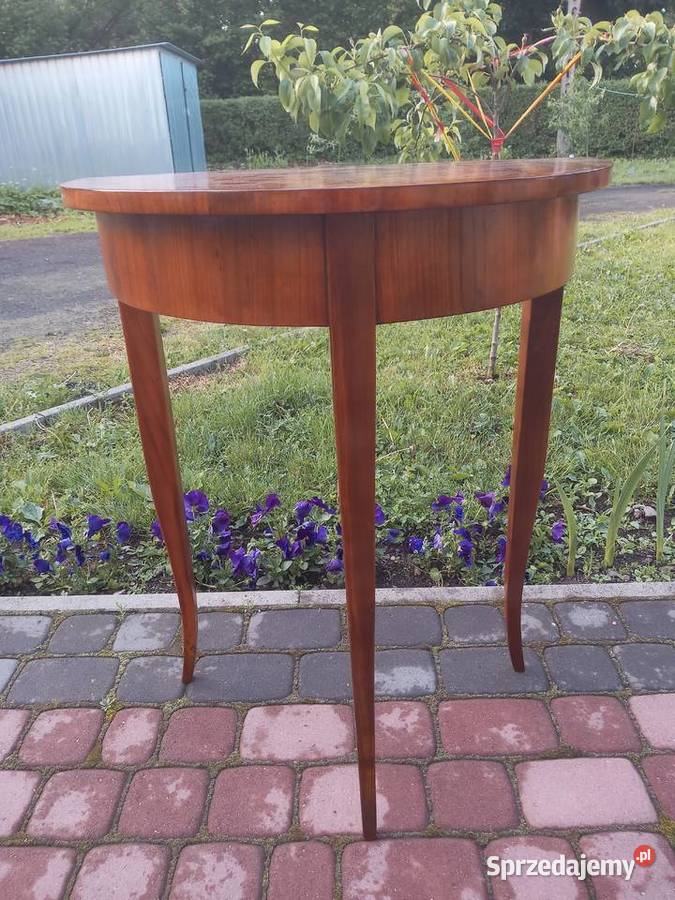Stolik konsola w stylu Biedermeier czereśnia 30cm Proboszczów