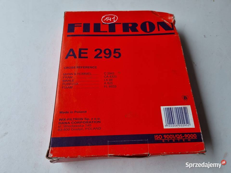 FILTR POWIETRZA Mazda 323 II III 11 13 15 i osobowe Powietrza Rudka sprzedam