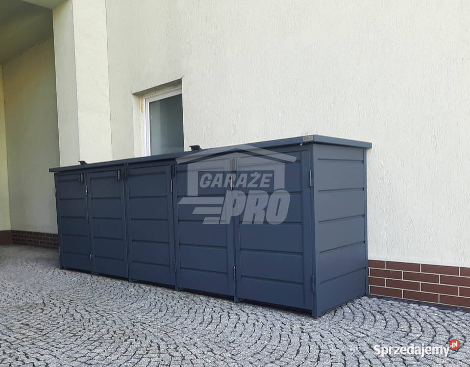 Zabudowa koszy na śmieci wiata obudowa Zielona Góra