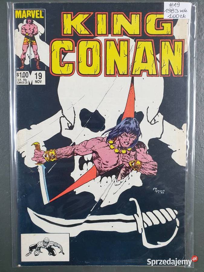 King Conan 9 oryginalnych komiksów Marvel USA fantasy i s-f Gdynia sprzedam
