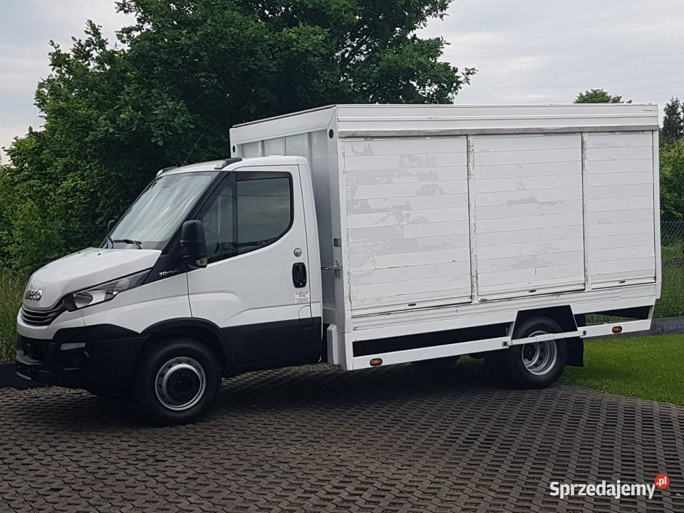 Iveco 70C18 KONTENER ROLETY BOK DO TRANSPORTU Poręba