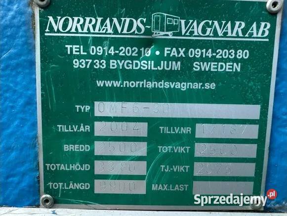 Barak przyczepa kontener socjalny szwedzka Piwniczna-Zdrój