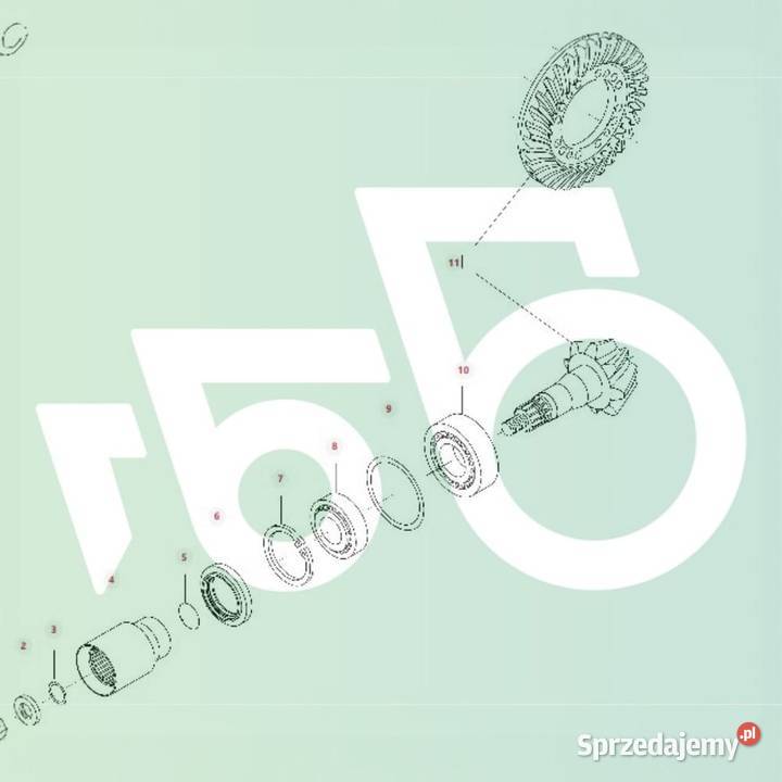 Dyferencjał 13x38 Dana 7400401201 ACV0245050 Wilkowo