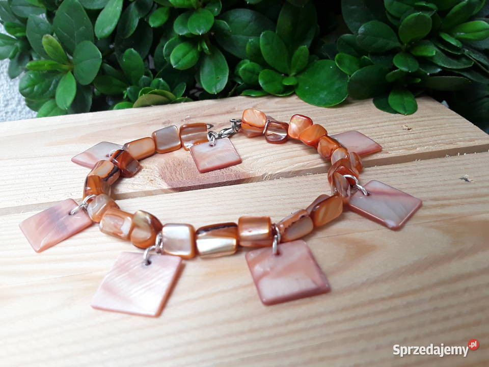 Bransoletka na szerszą rękę z połyskliwych mazowieckie Warszawa