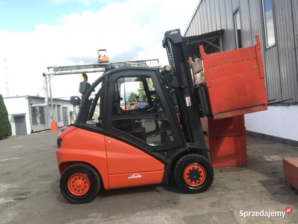 Wózek widłowy Linde5 T Linde H50 LPG pełna
