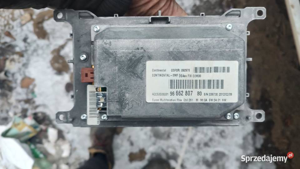Ekran monitor wyświetlacz 9666280780 Citroen Ds5 Książ Wielkopolski