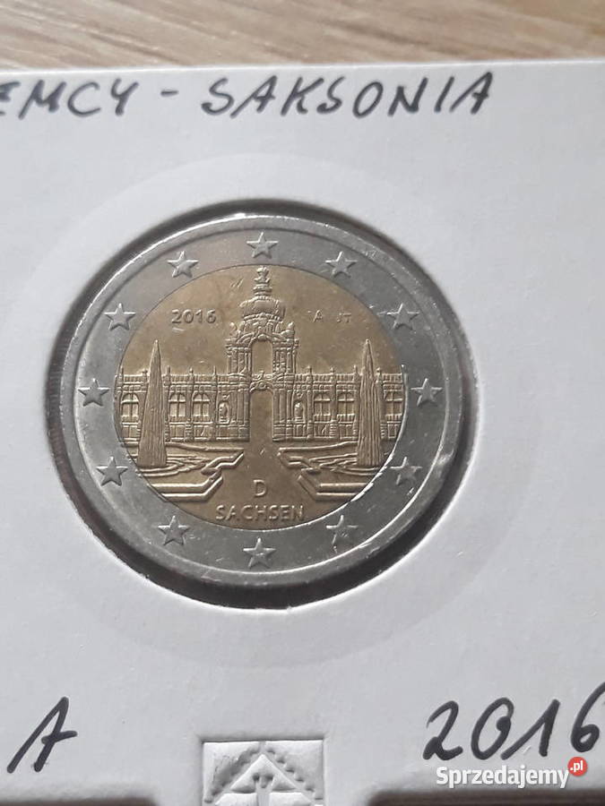 2 Euro Saksonia Niemcy 2016 rmen A Konin
