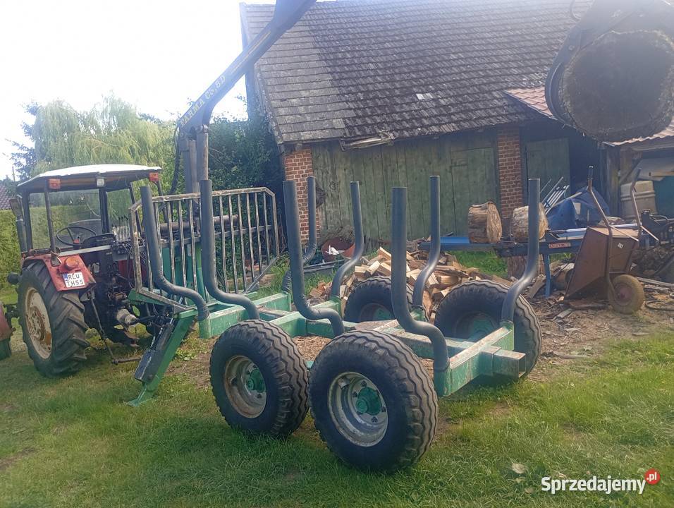 Przyczepa leśna z HDS 6 tonowa Leśnictwo Lubaczów sprzedam