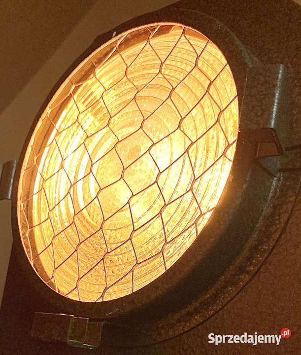 Stara lampa teatralna z okresu PRL Vintage loft Poznań