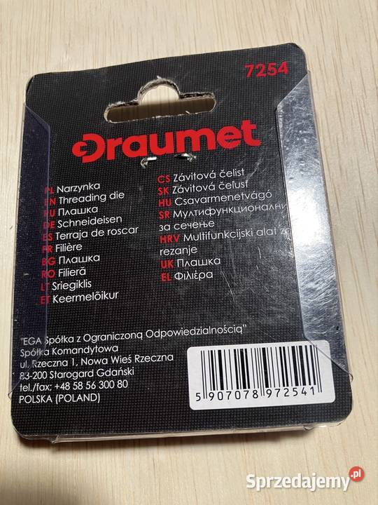 Narzynka M14 x 2 Draumet nowa Szemud