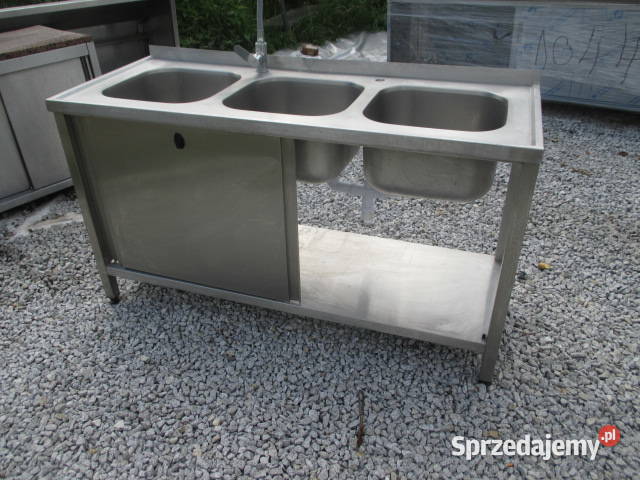 Zlew Gastronomiczny 3 Komorowy Drzwi Suwane Ostrów Wielkopolski