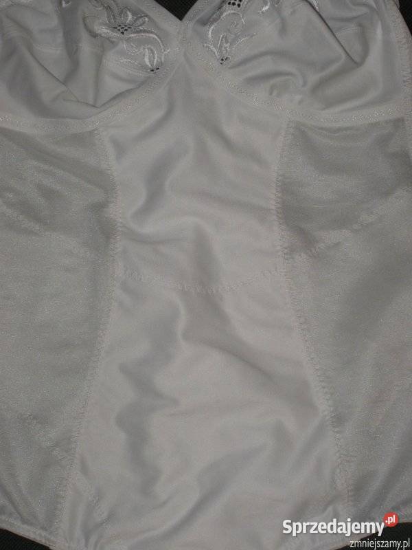 Body wyszczuplające z paskami do pończoch 38C